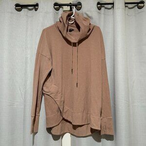 Sweaty Betty Grey Oversized Fleece Sweatshirt XXL